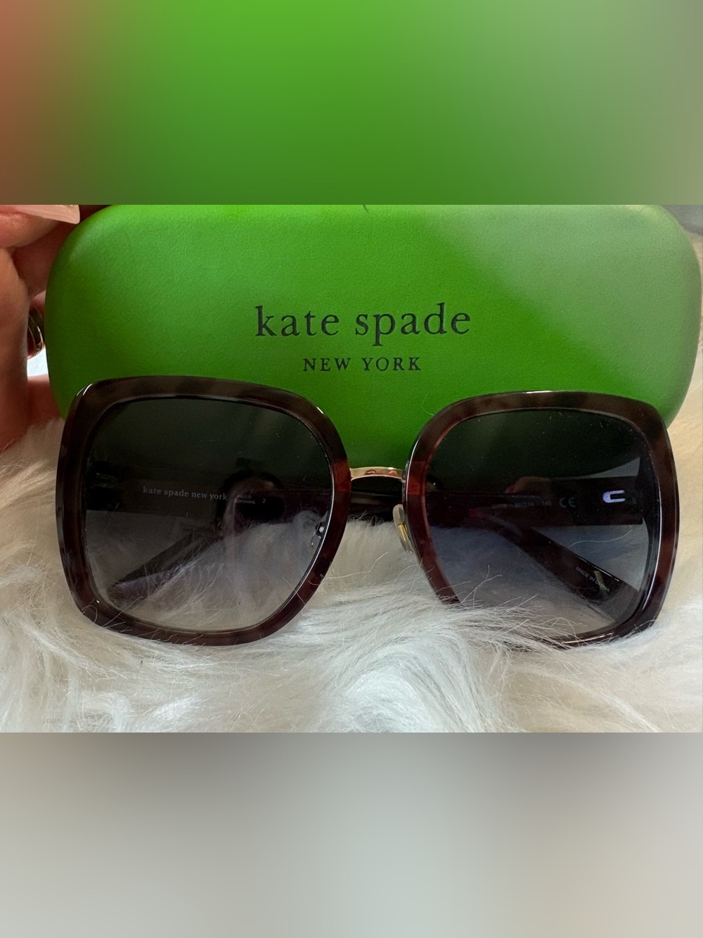 kate spade Hello Sunshine Sunglasses in Tortoiseshell Brown
